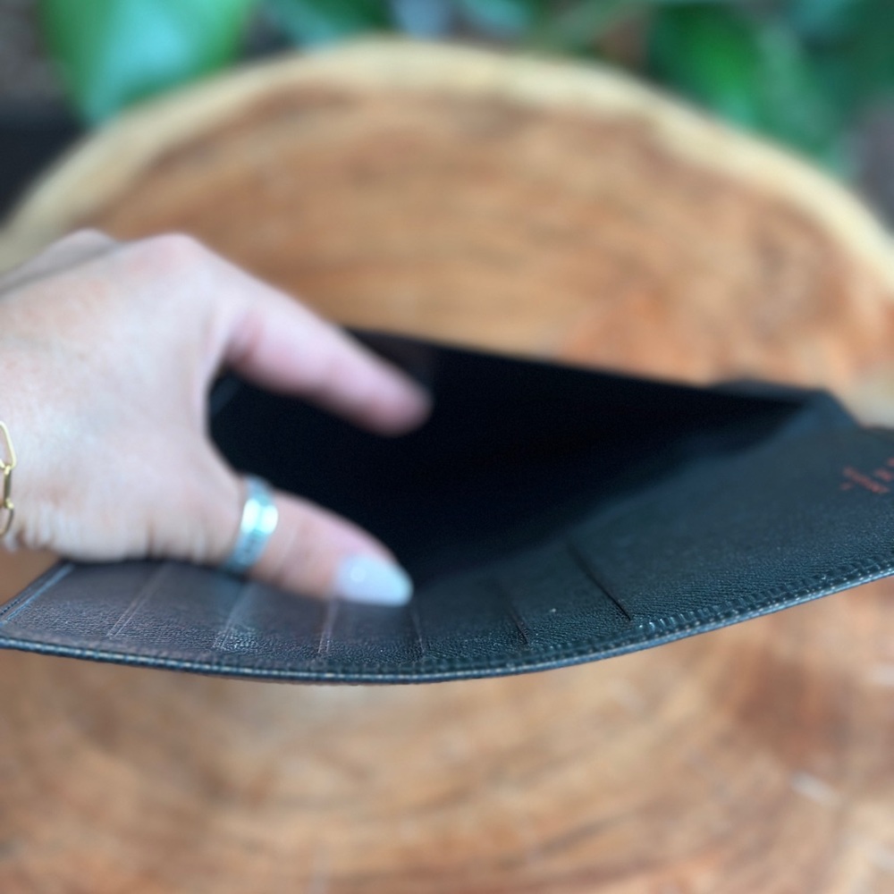 Louis Vuitton Epi Passport Holder / Long Continental Wallet Black CA1002 - Picture 9 of 12